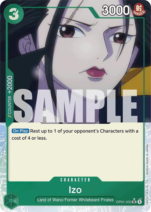 Image for Izo (OP01-033) (Full Art) (OP01-033) (PRB-01) - One Piece Card Game