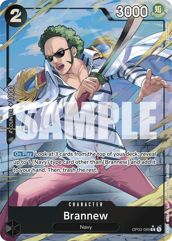 Image for Brannew (Alternate Art) (OP03-089) (PRB-01) - One Piece Card Game