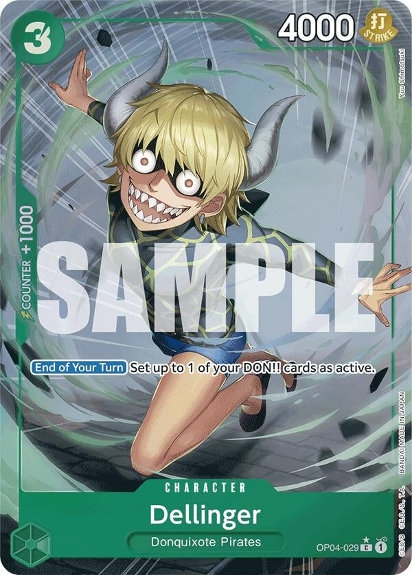 Image for Dellinger (Full Art) (OP04-029) (PRB-01) - One Piece Card Game