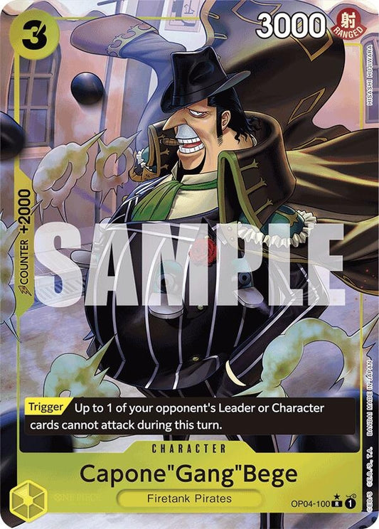 Image for Capone"Gang"Bege (OP04-100) (Full Art) (OP04-100) (PRB-01) - One Piece Card Game