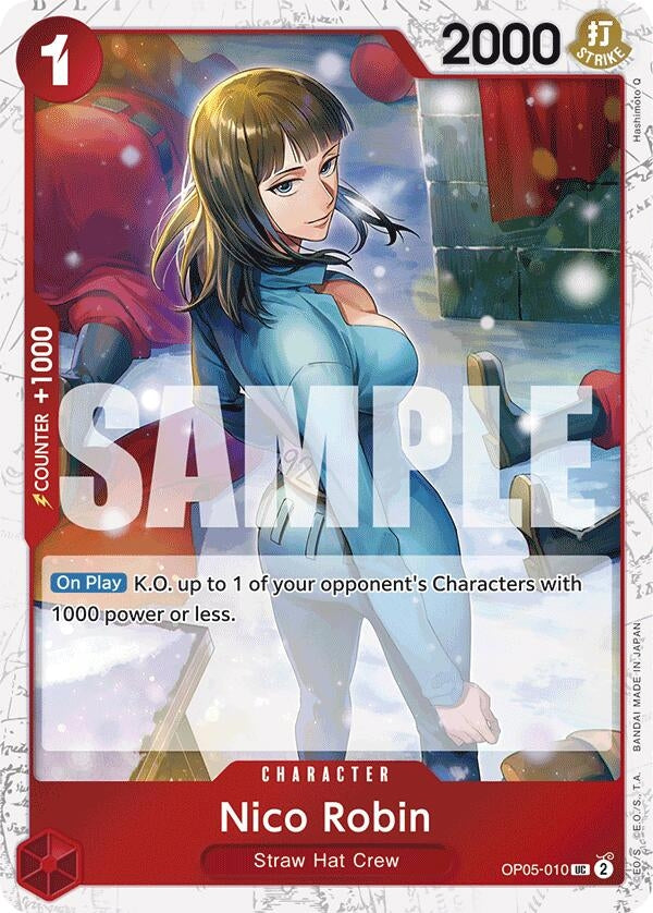 Image for Nico Robin (Jolly Roger Foil) (OP05-010) (PRB-01) - One Piece Card Game