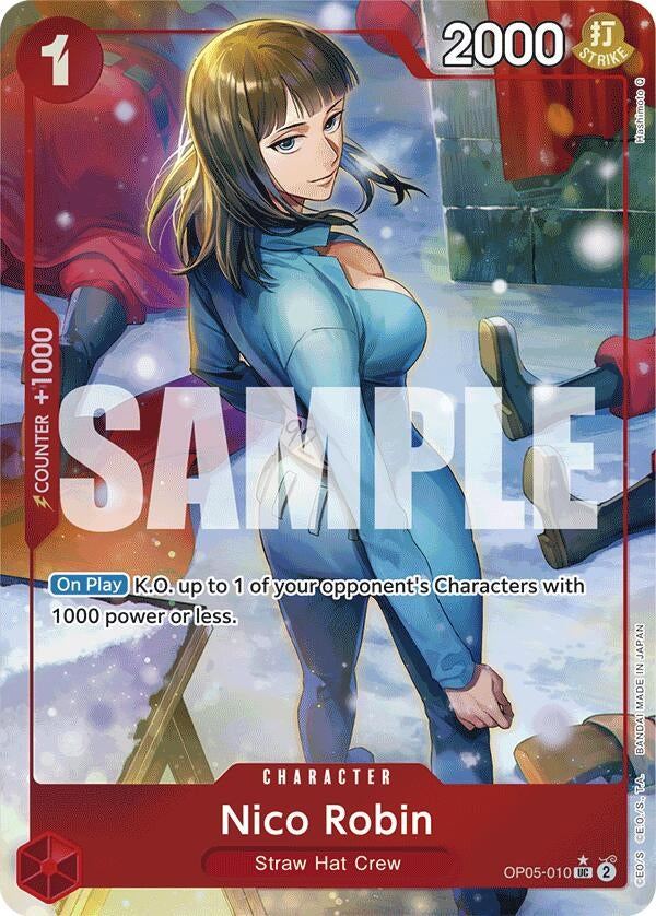 Image for Nico Robin (Full Art) (OP05-010) (PRB-01) - One Piece Card Game