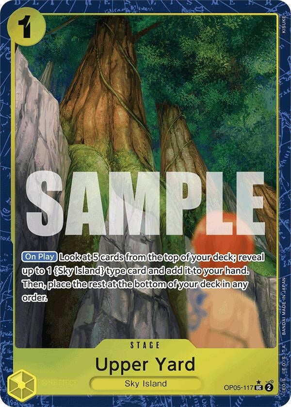 Image for Upper Yard (Alternate Art) (OP05-117) (PRB-01) - One Piece Card Game