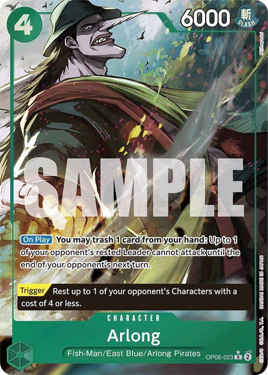 Image for Arlong (Full Art) (OP06-023) (PRB-01) - One Piece Card Game