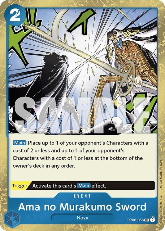 Image for Ama no Murakumo Sword (Jolly Roger Foil) (OP06-056) (PRB-01) - One Piece Card Game