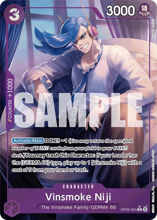 Image for Vinsmoke Niji (OP06-064) (Full Art) (OP06-064) (PRB-01) - One Piece Card Game