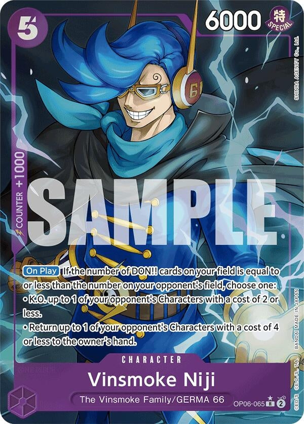 Image for Vinsmoke Niji (OP06-065) (Alternate Art) (OP06-065) (PRB-01) - One Piece Card Game