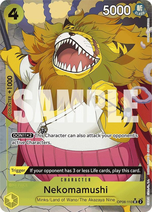 Image for Nekomamushi (Full Art) (OP06-110) (PRB-01) - One Piece Card Game