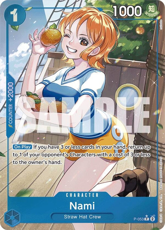 Image for Nami (P-053) (Full Art) (P-053) (PRB-01) - One Piece Card Game