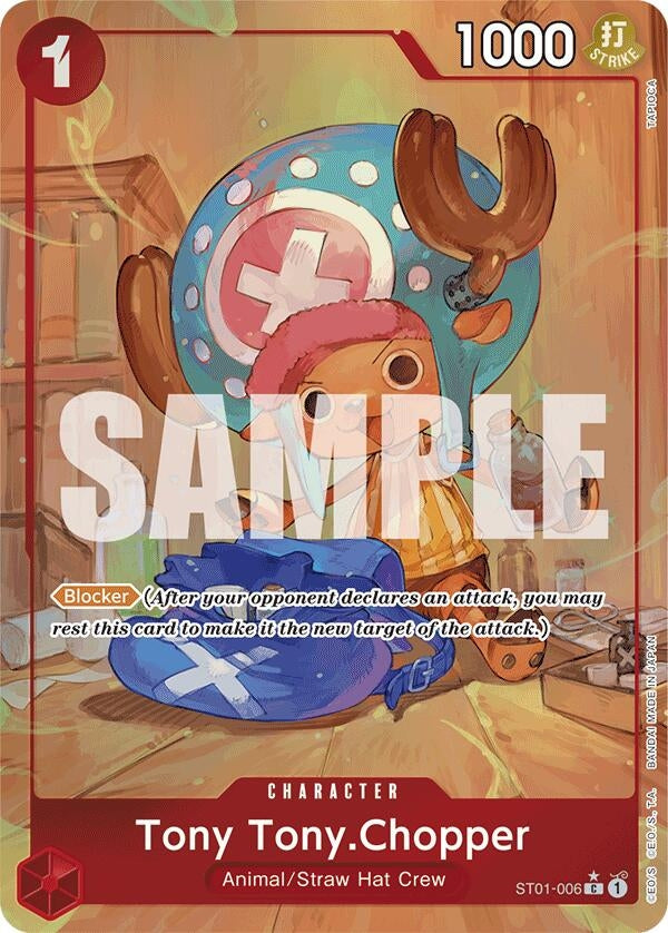 Image for Tony Tony.Chopper (ST01-006) (Alternate Art) (ST01-006) (PRB-01) - One Piece Card Game