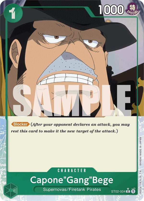 Image for Capone"Gang"Bege (ST02-004) (Full Art) (ST02-004) (PRB-01) - One Piece Card Game