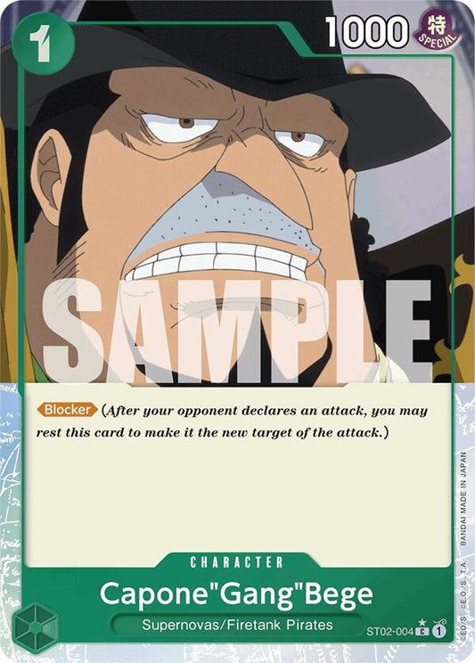 Image for Capone"Gang"Bege (ST02-004) (Full Art) (ST02-004) (PRB-01) - One Piece Card Game