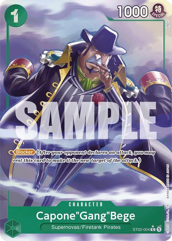 Image for Capone"Gang"Bege (ST02-004) (Alternate Art) (ST02-004) (PRB-01) - One Piece Card Game
