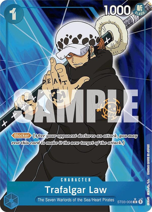 Image for Trafalgar Law (ST03-008) (Full Art) (ST03-008) (PRB-01) - One Piece Card Game