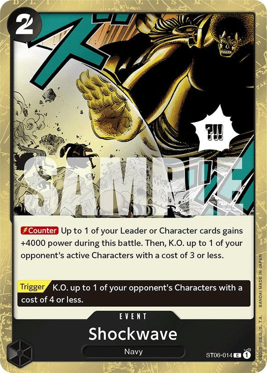 Image for Shockwave (Jolly Roger Foil) (ST06-014) (PRB-01) - One Piece Card Game