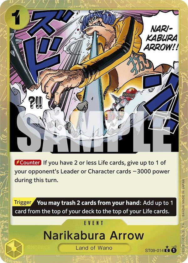 Image for Narikabura Arrow (Textured Foil) (ST09-014) (PRB-01) - One Piece Card Game
