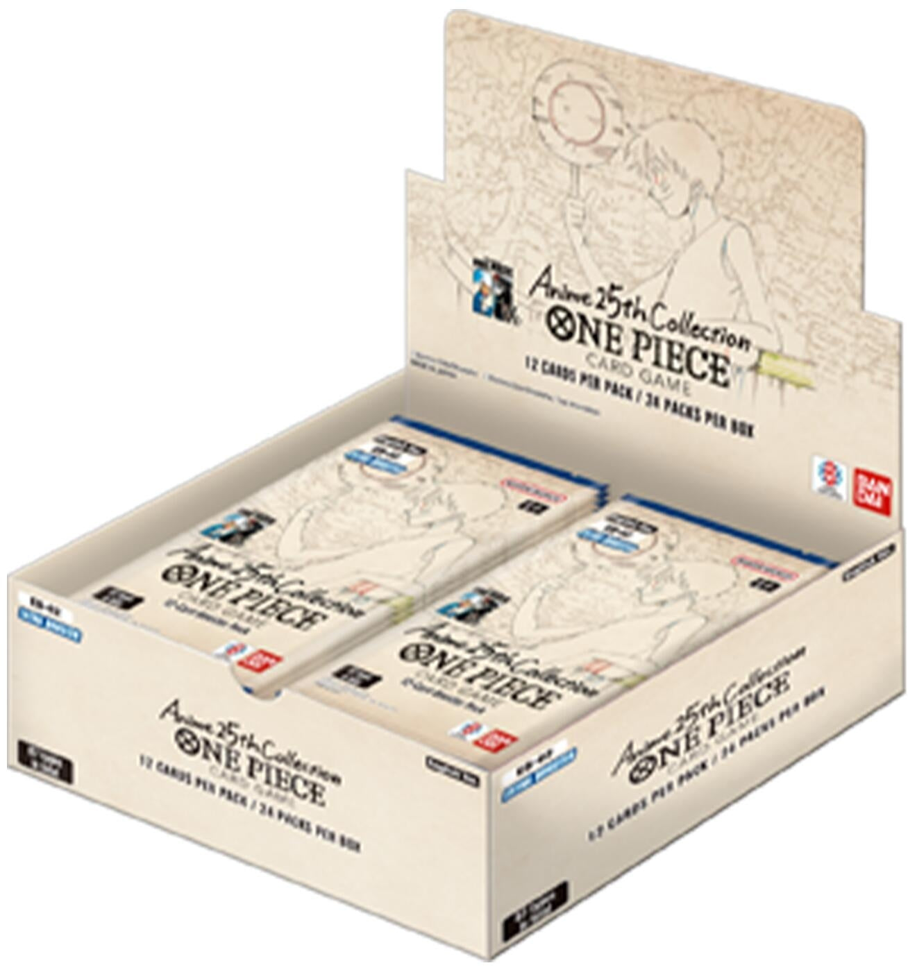 Image for Extra Booster: Anime 25th Collection Box - One Piece Card Game