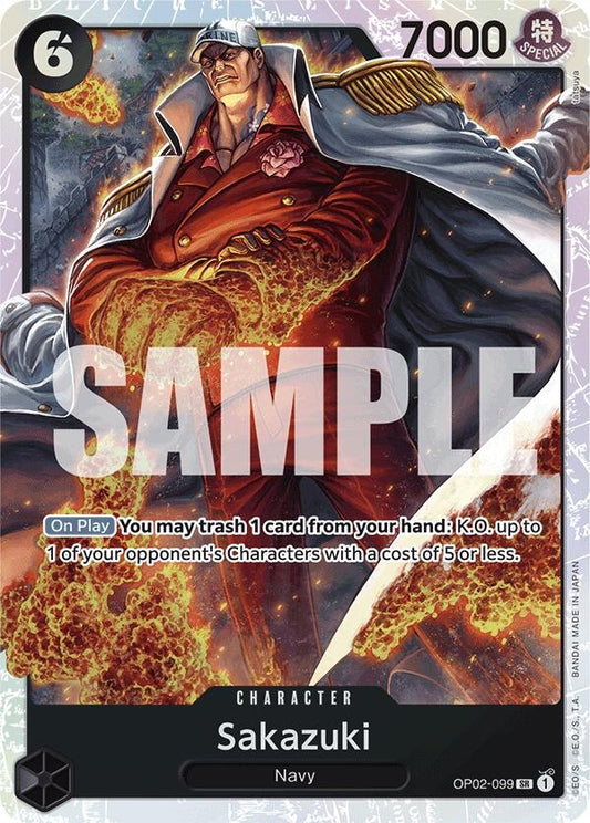 Image for Sakazuki (Reprint) (OP02-099) (PRB-01) - One Piece Card Game