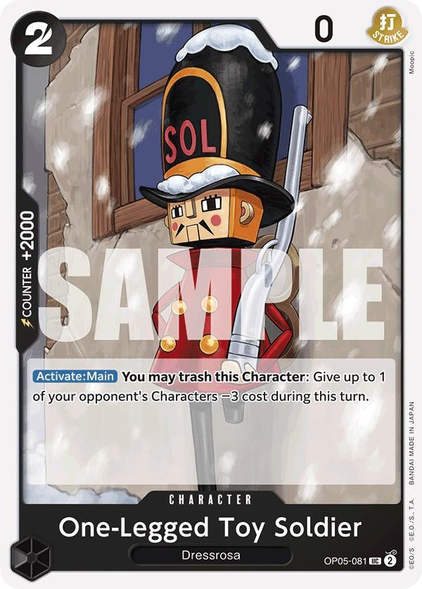 Image for One-Legged Toy Soldier (Reprint) (OP05-081) (PRB-01) - One Piece Card Game