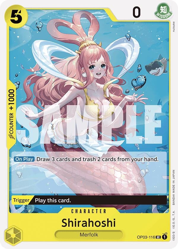 Image for Shirahoshi (OP03-116) (Reprint) (OP03-116) (PRB-01) - One Piece Card Game