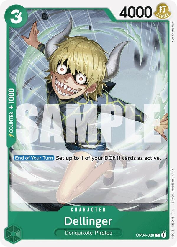 Image for Dellinger (Reprint) (OP04-029) (PRB-01) - One Piece Card Game