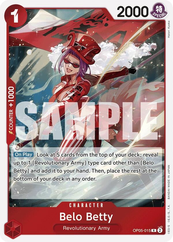 Image for Belo Betty (OP05-015) (Reprint) (OP05-015) (PRB-01) - One Piece Card Game