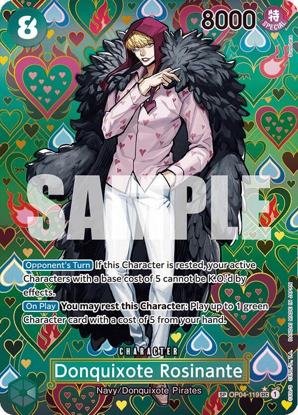 Image for Donquixote Rosinante (SP) (OP04-119) (OP09) - One Piece Card Game