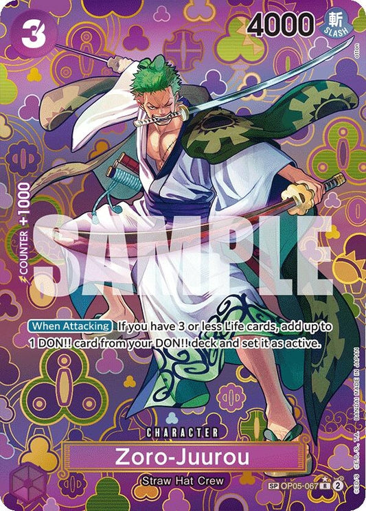 Image for Zoro-Juurou (SP) (OP05-067) (OP09) - One Piece Card Game