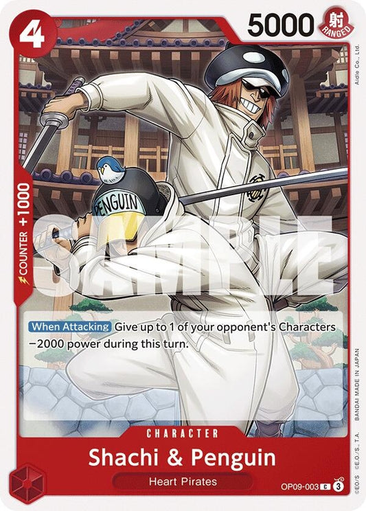 Image for Shachi & Penguin (OP09-003) (OP09) - One Piece Card Game