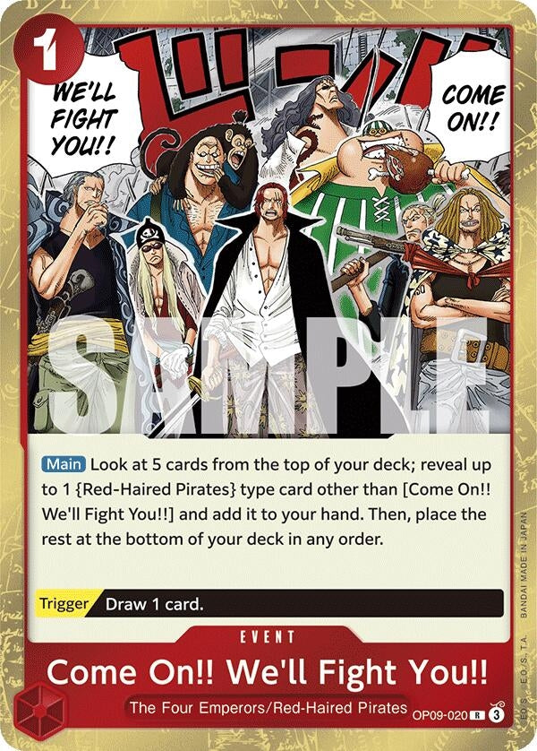 Image for Come On!! We'll Fight You!! (OP09-020) (OP09) - One Piece Card Game