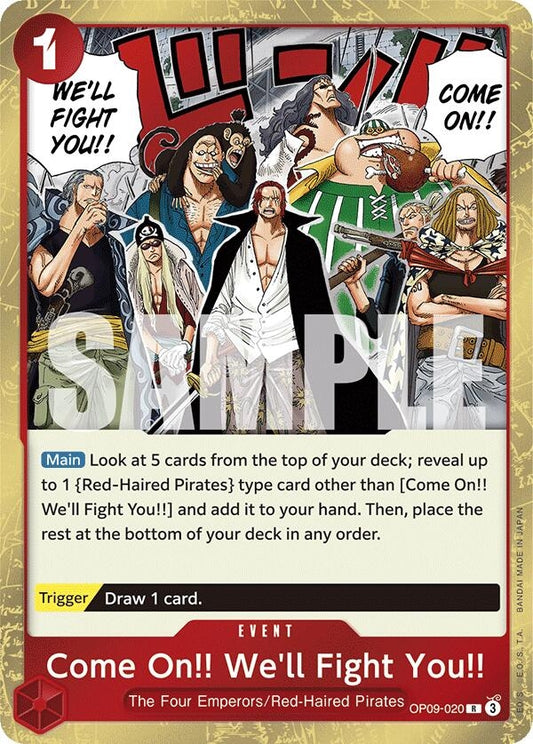 Image for Come On!! We'll Fight You!! (OP09-020) (OP09) - One Piece Card Game