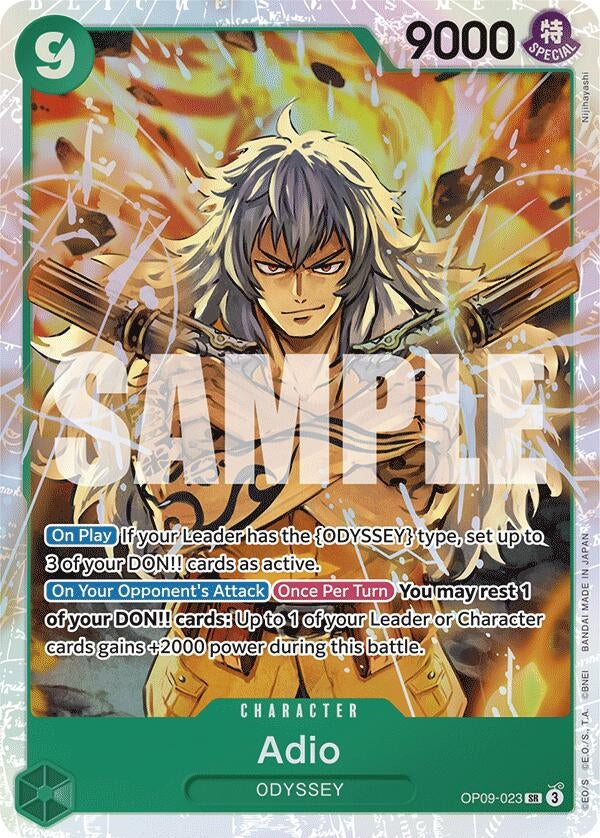 Image for Adio (OP09-023) (OP09) - One Piece Card Game