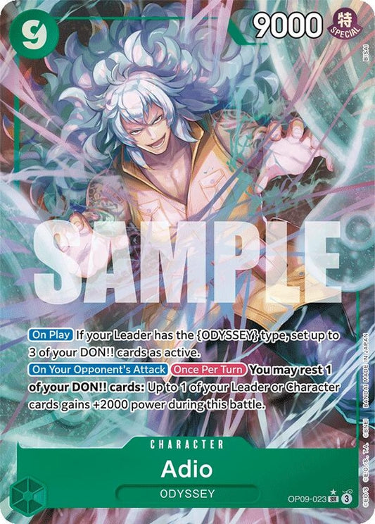 Image for Adio (Parallel) (OP09-023) (OP09) - One Piece Card Game
