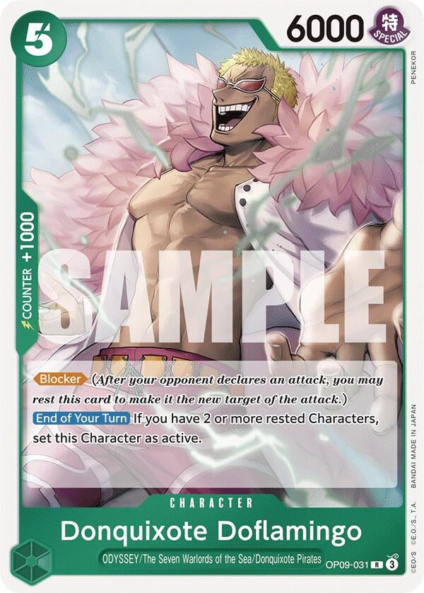 Image for Donquixote Doflamingo (OP09-031) (OP09) - One Piece Card Game