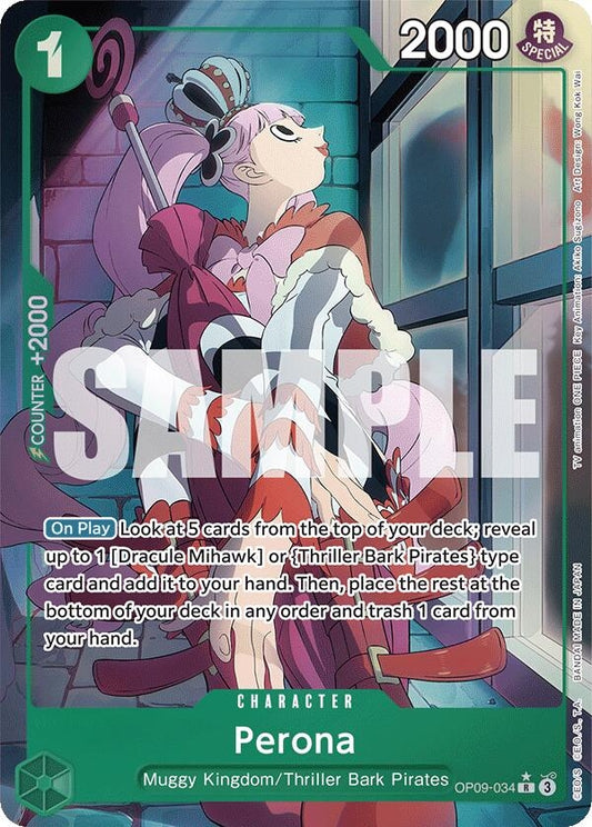 Image for Perona (Parallel) (OP09-034) (OP09) - One Piece Card Game