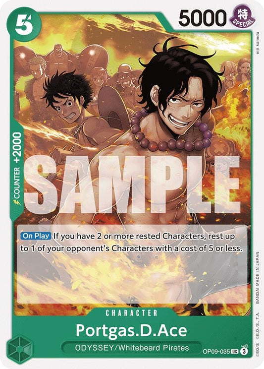 Image for Portgas.D.Ace (OP09-035) (OP09) - One Piece Card Game