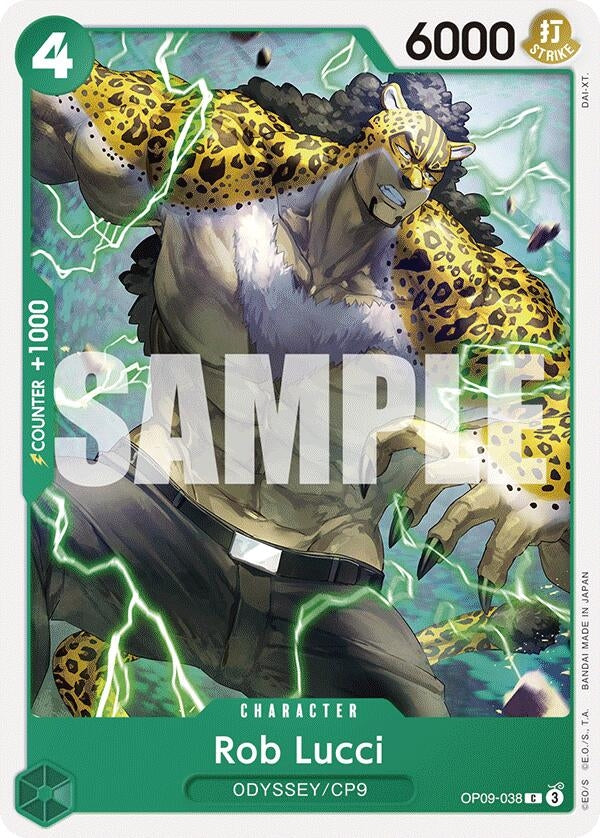 Image for Rob Lucci (038) (OP09-038) (OP09) - One Piece Card Game