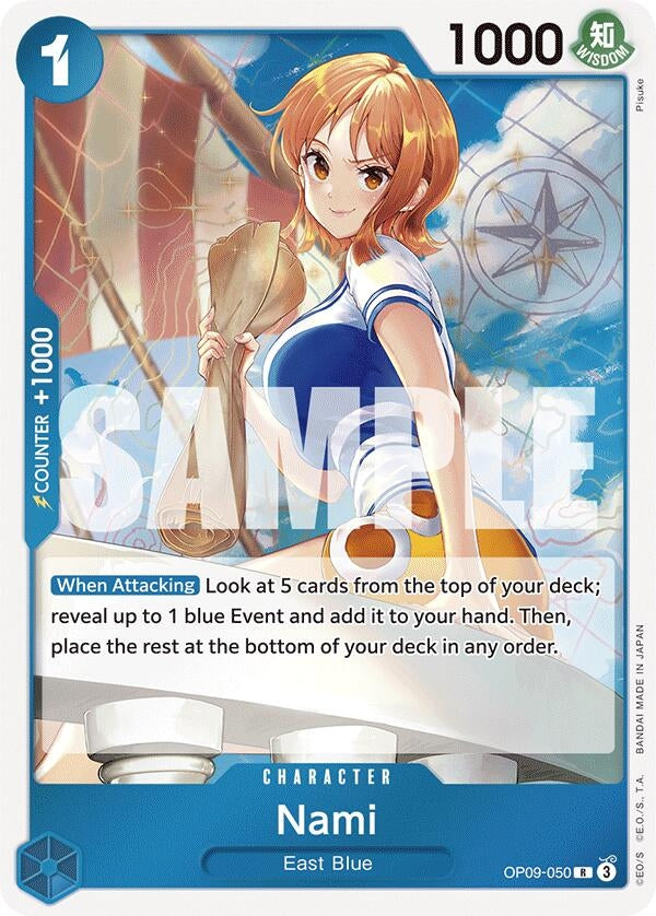 Image for Nami (050) (OP09-050) (OP09) - One Piece Card Game