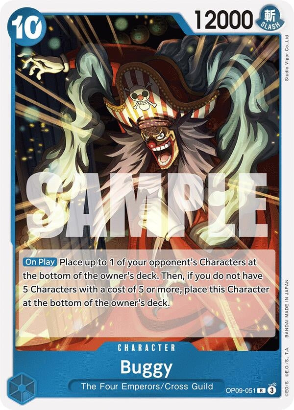 Image for Buggy (051) (OP09-051) (OP09) - One Piece Card Game