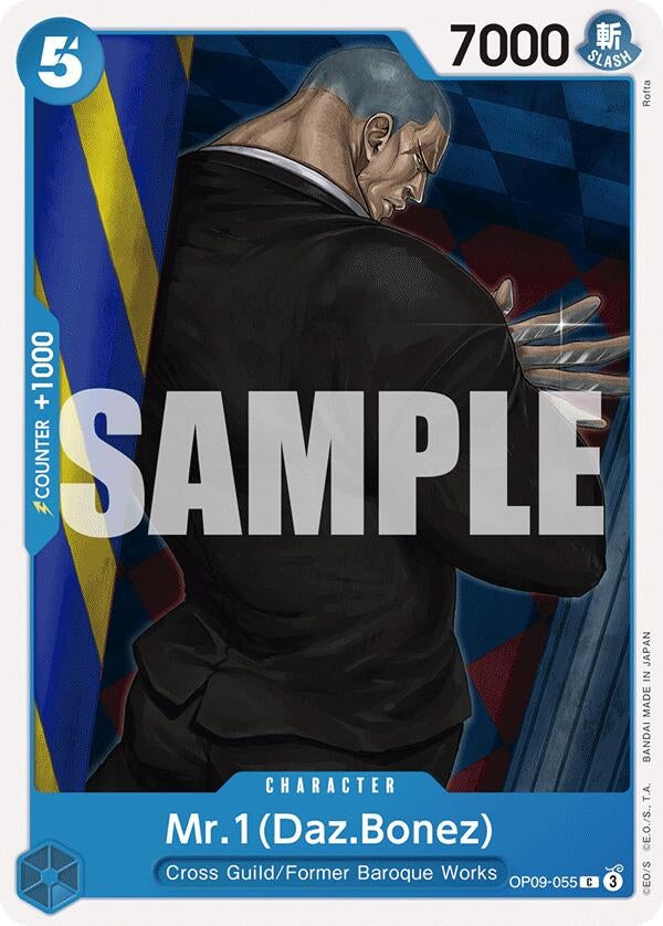 Image for Mr.1(Daz.Bonez) (OP09-055) (OP09) - One Piece Card Game