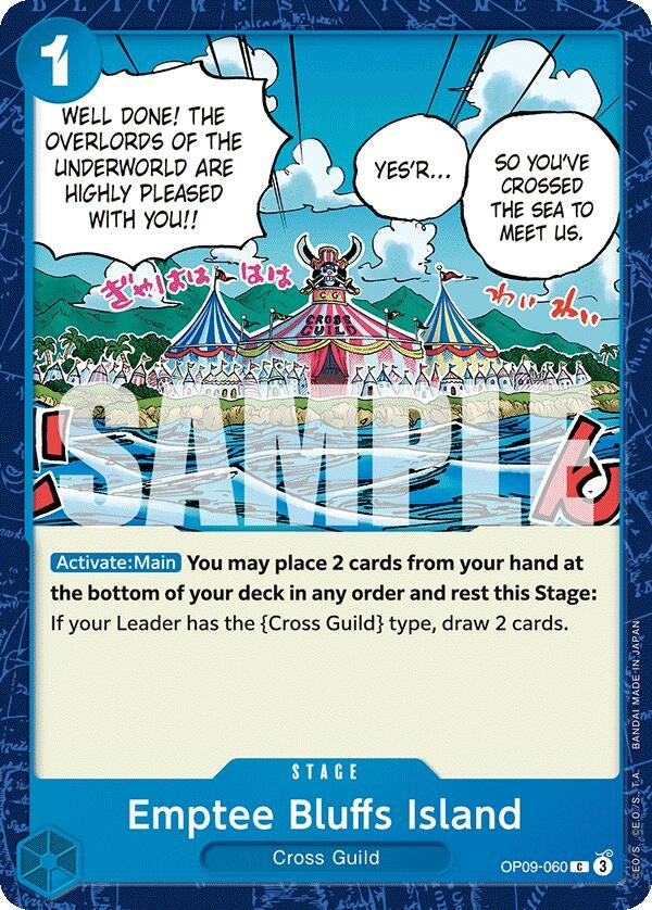 Image for Emptee Bluffs Island (OP09-060) (OP09) - One Piece Card Game