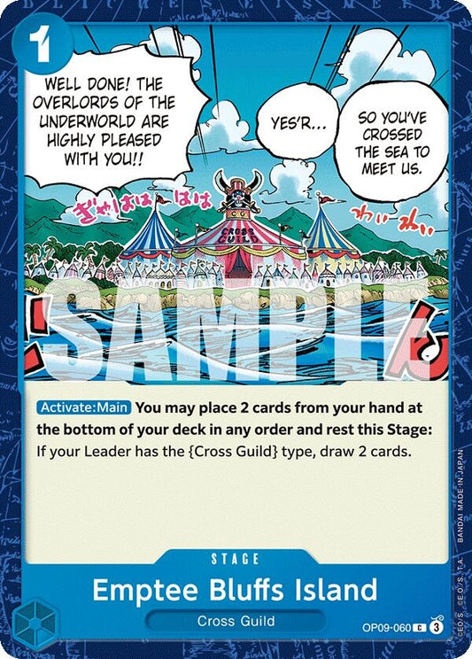 Image for Emptee Bluffs Island (OP09-060) (OP09) - One Piece Card Game