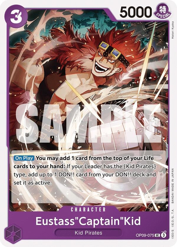 Image for Eustass"Captain"Kid (OP09-075) (OP09) - One Piece Card Game