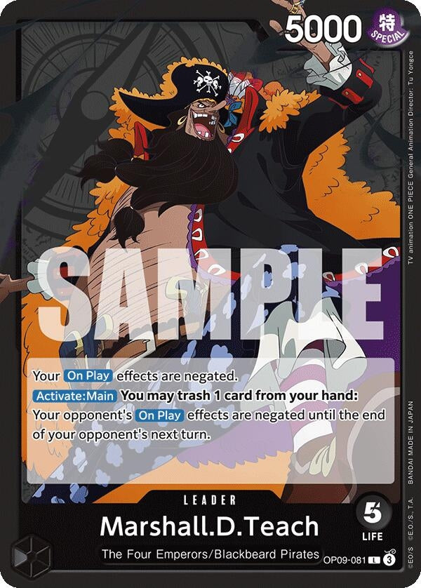 Image for Marshall.D.Teach (081) (OP09-081) (OP09) - One Piece Card Game