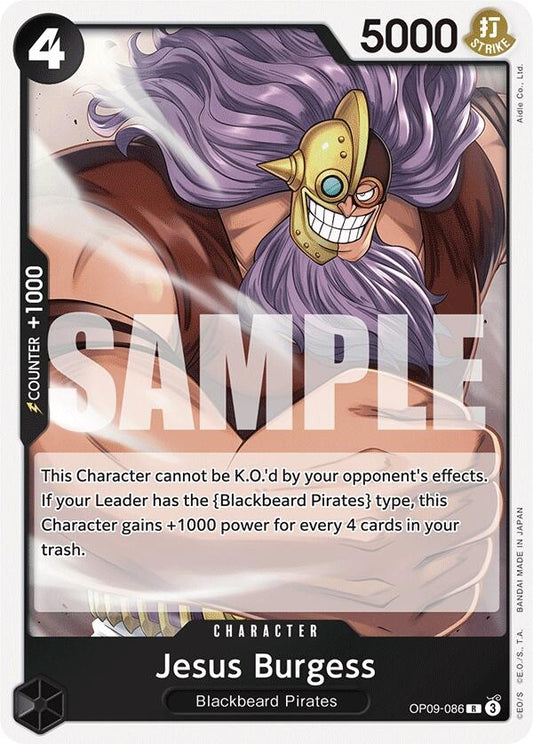 Image for Jesus Burgess (OP09-086) (OP09) - One Piece Card Game