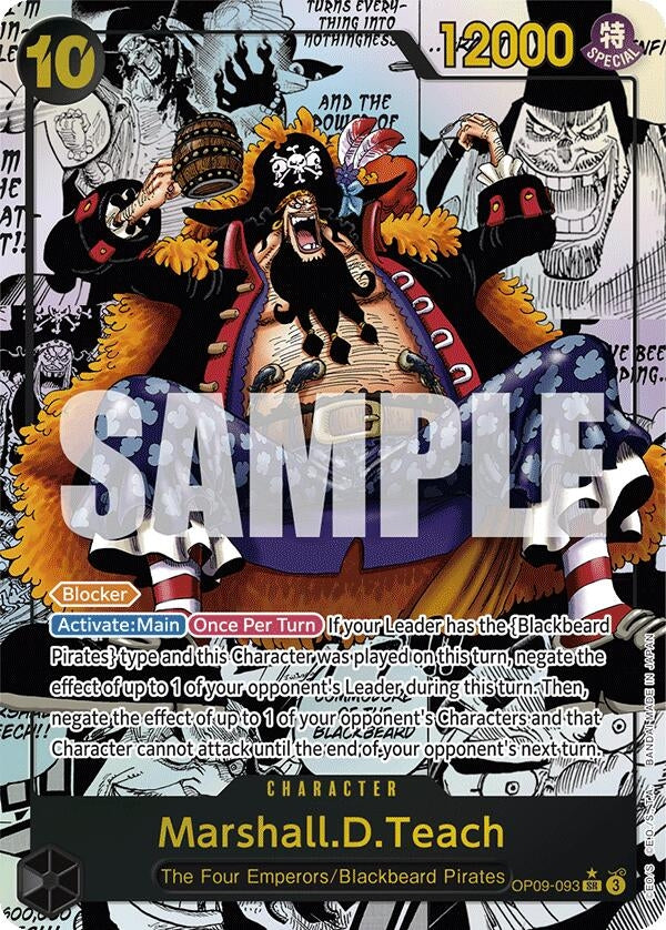 Image for Marshall.D.Teach (093) (Manga) (OP09-093) (OP09) - One Piece Card Game