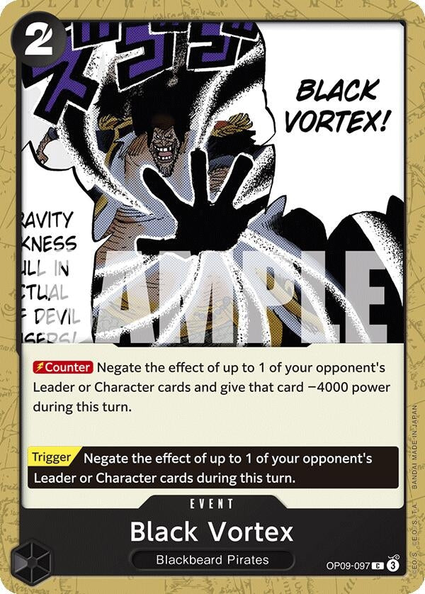 Image for Black Vortex (OP09-097) (OP09) - One Piece Card Game