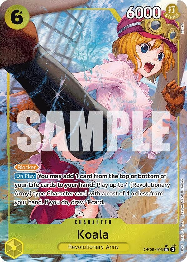 Image for Koala (Parallel) (OP09-103) (OP09) - One Piece Card Game