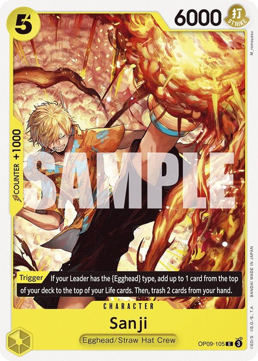 Image for Sanji (105) (OP09-105) (OP09) - One Piece Card Game