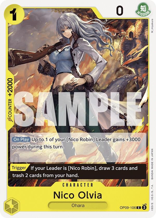 Image for Nico Olvia (OP09-106) (OP09) - One Piece Card Game